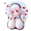 Sexy 3D Mouse Pad Anime Naked Body Big Boobs Sexy Belle Chest Breast Mouse Pad Ergonomic Design Wicked Wrist Rests  