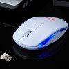 Super Mini 2.4G Wireless Optical Mouse 1600DPI  Luminous Can Be On or Off   