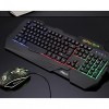 High Quality Shining Gaming Computer Keyboard 2400DPI Mouse  and Mouse Pad 3 Pieces a Set  