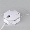 Creative Arrow Shape Wired Mouse 1200DPI 7-Colored LED Light  