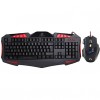 Fonicer Fashion 7 Backlight LED Multimedia USB Gaming Keyboard and 7 Keys 3200DPI Gaming Mouse Combo for Gamer  