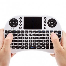 Mini Wireless QWERTY Keyborad with Mouse Touchpad  