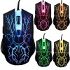 USB2.0 6D Gaming Wired Mouse 2000DPI  LED Color Shift in Every 3 Second in 7 Colors  