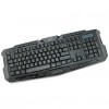 DuShiFangYuan USB Wired 114-Key LED Backlit Burst Crack Style Gaming Keyboard Luminous Programmable  