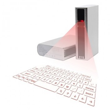 iCyberry Wireless Laser Bluetooth Projection Virtual Keyboard Wireless Keyboard With 5200mAh Power Bank  