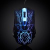 USB2.0 6D Gaming Wired Mouse 2000DPI  LED Color Shift in Every 3 Second in 7 Colors  