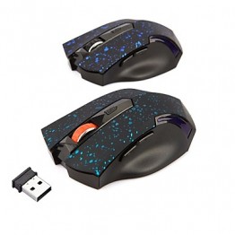 Snow Dot 2.4G Wireless Optical Mouse Gaming Mouse 6 Keys 1600Dpi  