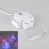 Creative Arrow Shape Wired Mouse 1200DPI 7-Colored LED Light  