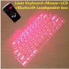 Touch Portable Bluetooth Virtual Laser Projection Keyboard With Lcd For Samsung IPhone Ipad  Laptop Pc  