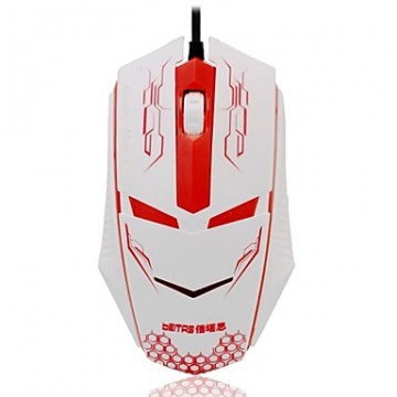 Beitas IronMan BM003  USB Wired  Gaming Mouse  With Colorful LED Light Luminous  