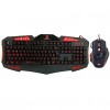 Fonicer Fashion 7 Backlight LED Multimedia USB Gaming Keyboard and 7 Keys 3200DPI Gaming Mouse Combo for Gamer  