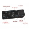 A8 Mini 2.4GHz Wireless Keyboard Touchpad Mouse Backlight For PC Smart TV Samsung  