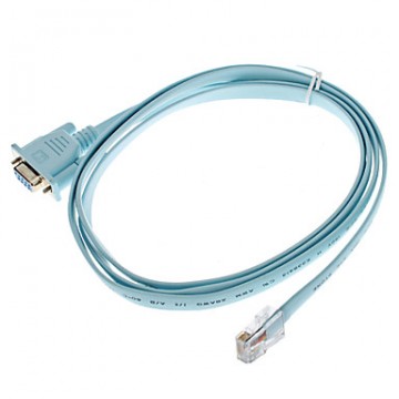 RJ45-RS232  M/M Flat Cable 1.5M  