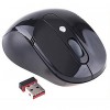 Wireless Optical Mouse + 2.4GHz USB Receiver (Black)  