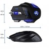 5500 DPI Gaming Athletics Wired USB Mouse Mic 7 Button With Colorful Breathing Lights  