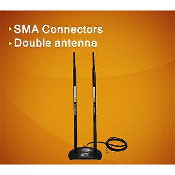 COMFASTÂ® CF-ANT2410DA 20dBi 2.4 GHz Omni Wireless WiFi Antenna RP-SMA Magnet -Black   