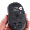 Wireless Optical Mouse + 2.4GHz USB Receiver (Black)  