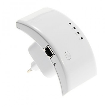 300Mbps Wireless 802.11N AP Wifi Repeater Range Extender with WPS Function 110-230V with US / UK / EU Plug  