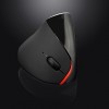 Healthy Vertical Rechargeable Wireless Optical Mouse 5 Buttons 1000DPI  