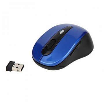 Ergonomic Designed 2.4G Wireless Optical Gaming Mouse 6 Keys 1600DPI   