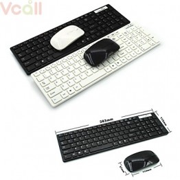 Ultra Thin Wireless Keyboard &amp; Magic Mouse Kit For Windows Mac OS  