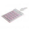 KN-188 Portable Waterproof Retractable Wired USB Numerical Keyboard  