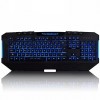 Ajazz The Dark Knight 7 Backlight Keyboard &amp; 7 LED Colors 2400DPI 6 Button Gaming Mouse &amp; Pad Set  